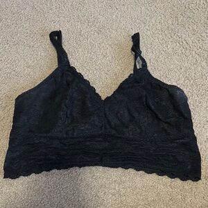 Torrid Black Lace Bandeau Intimates